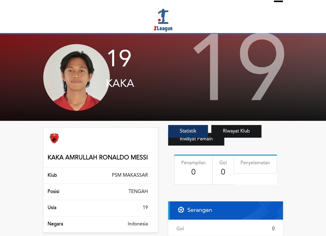 IndosFC's tweet image. Just FYI

Nama lengkapnya adalah 🇮🇩Kaka Amrullah Ronaldo Messi (19/MF)

😅😅