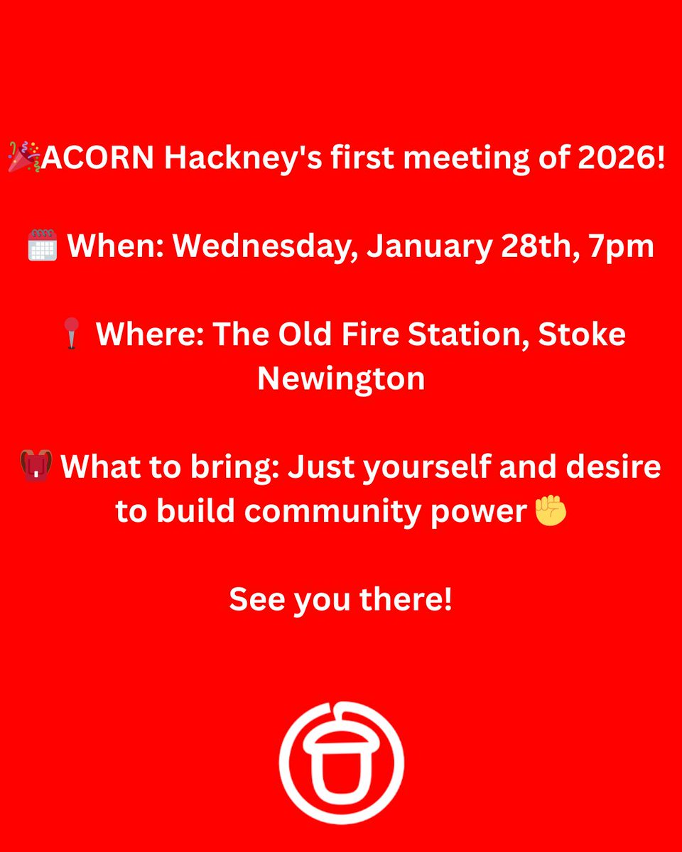 ACORN Hackney tweet media