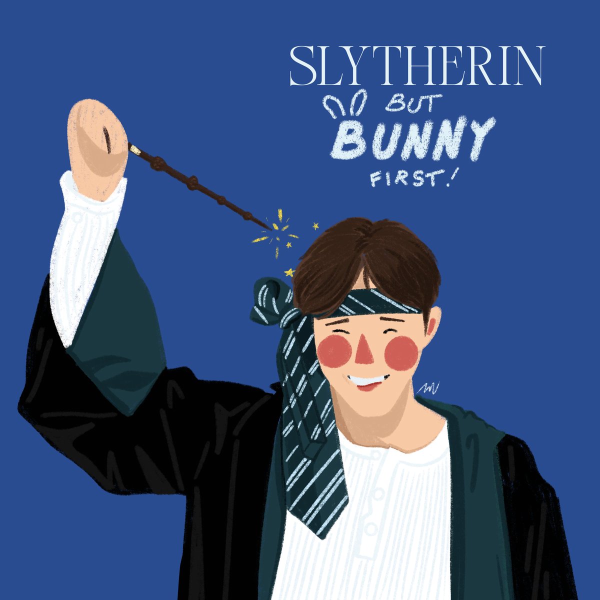 petitmonsieur11's tweet image. Slytherin but Bunny first ! 
( This pic is adorable) 
#REVERXE #EXO #엑소 #SUHO #수호