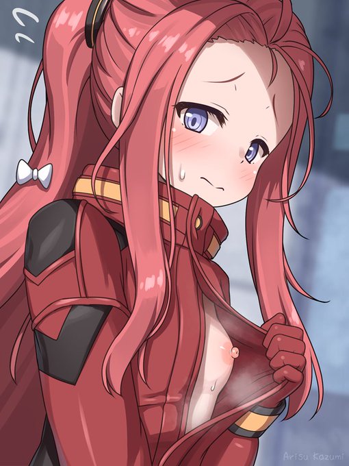 頼めば仕方なく見せてくれるユズちゃん 