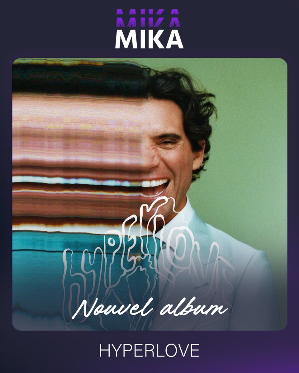 L'album « Hyperlove » de Mika est enfin disponible ! 
Quel morceau tourne en boucle chez vous ?