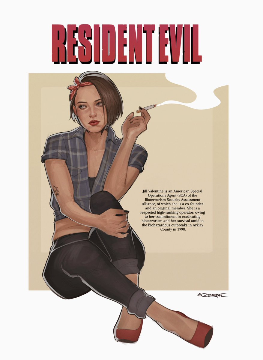 zombiyh's tweet image. jillybean 

#JillValentine #ResidentEvil