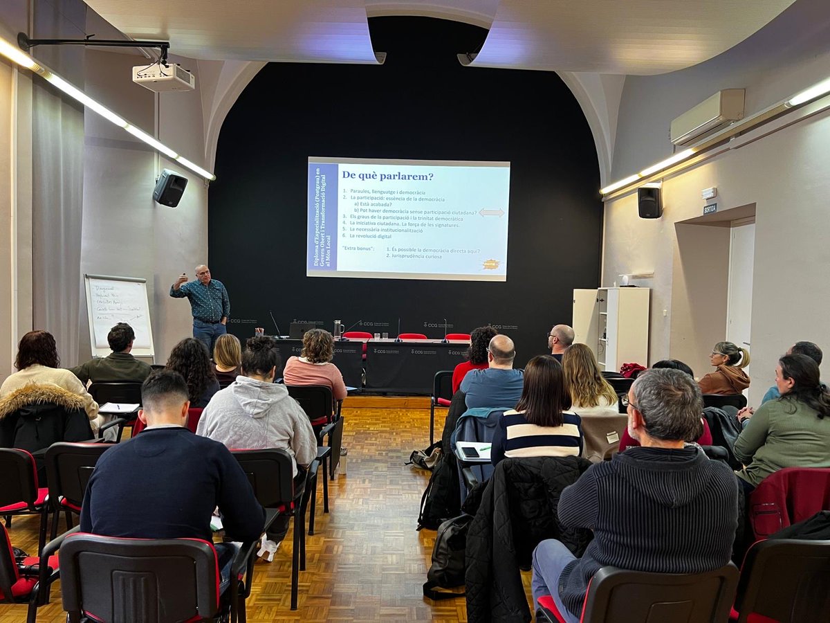 Postgrau Govern Obert i Transformació Digital-UdG tweet media