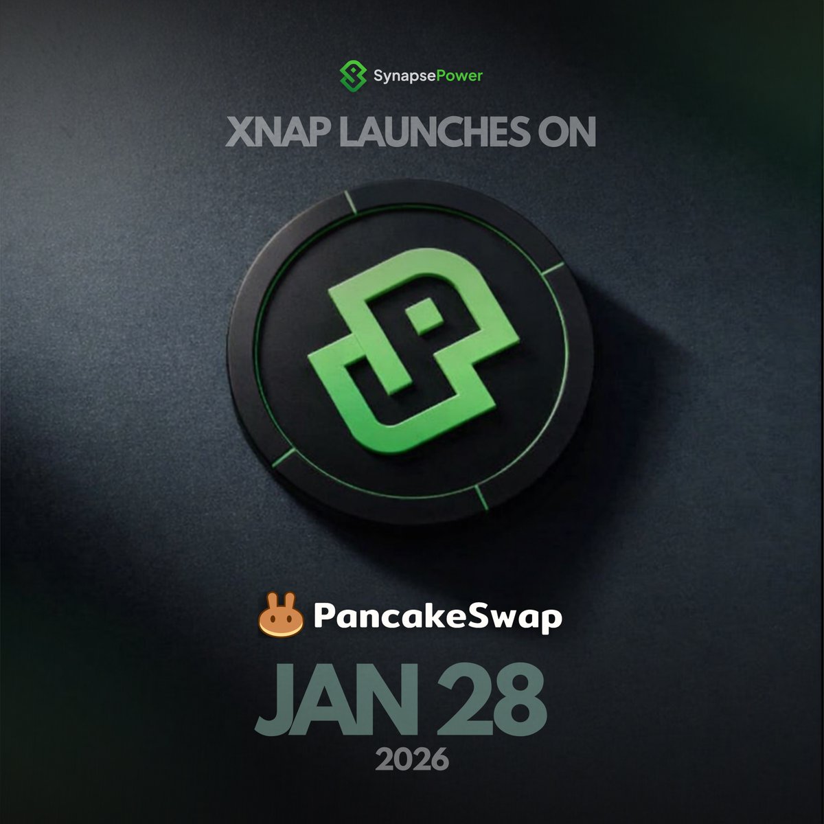 🚀 THE LAUNCH IS HERE: JAN 28 🚀
XNAP is officially going LIVE on PancakeSwap. This is not a test. This is the beginning.
The audit is cleared.
The contract is locked.
The vision is set.

🥞 Launch Platform: PancakeSwap
💎 Token: $XNAP
📅 Launch Date: January 28
From vision to
