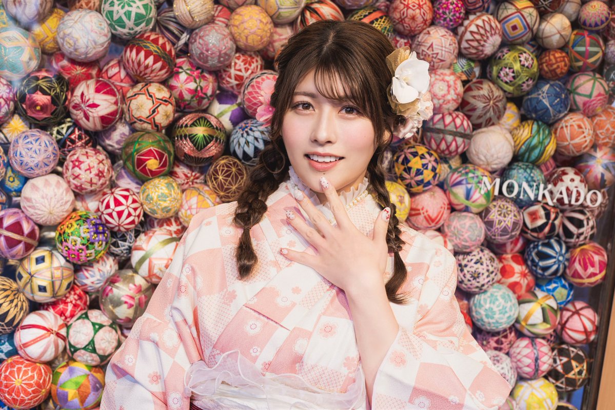 chitose_yoshino's tweet image. 着物似合ってる？☺︎︎