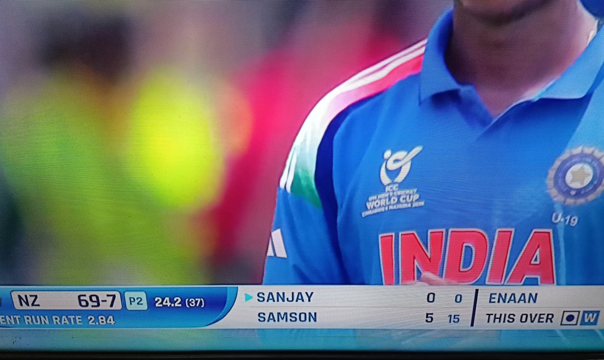 Sanjay Samson at the crease for NZ U19
#U19WorldCup