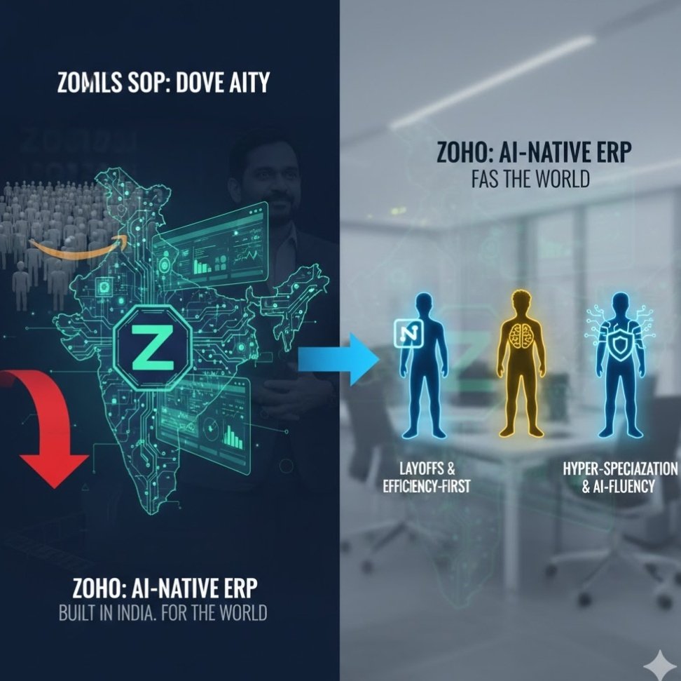 adarshkusingh's tweet image. Zoho just launched an AI-native ERP, made in India! 🇮🇳

Sridhar Vembu pushing for national tech sovereignty. Built locally, for the world. Privacy + AI first. This is how you challenge giants. 💻

#Zoho #MakeInIndia #SaaS #AI