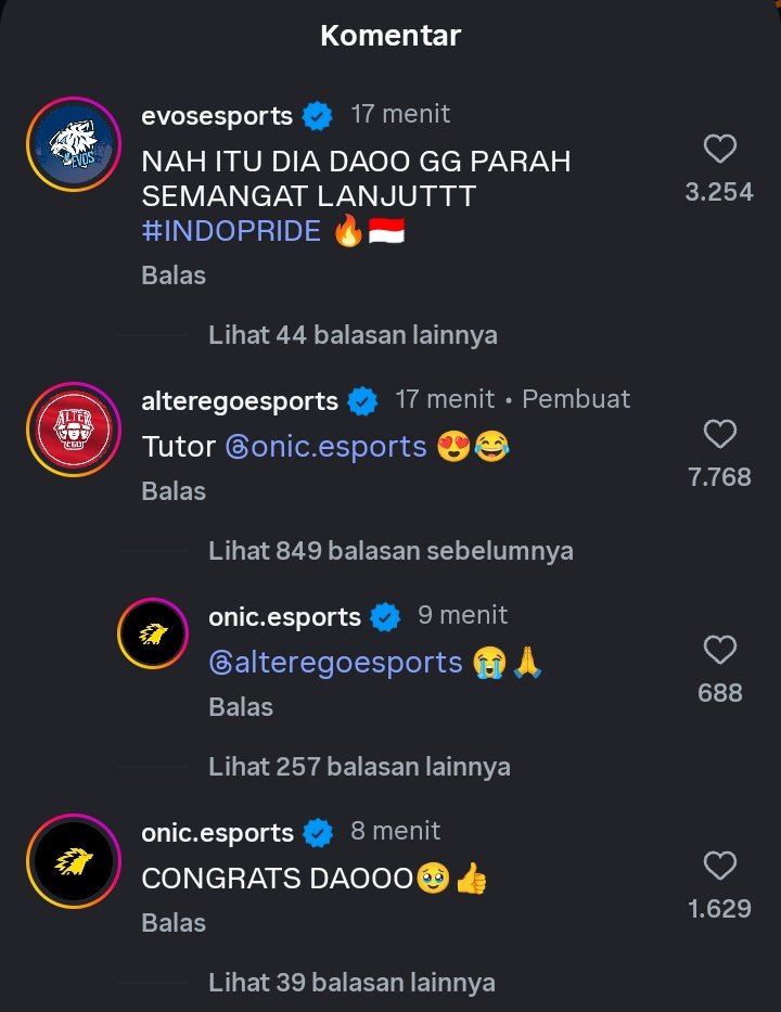 Txtmlbb_'s tweet image. sebuah komentar