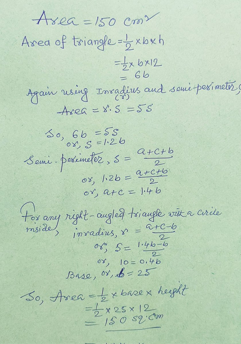 rajyoga_'s tweet photo. @H0H0v Area = 150 cm² https://t.co/cxroUUU8WX