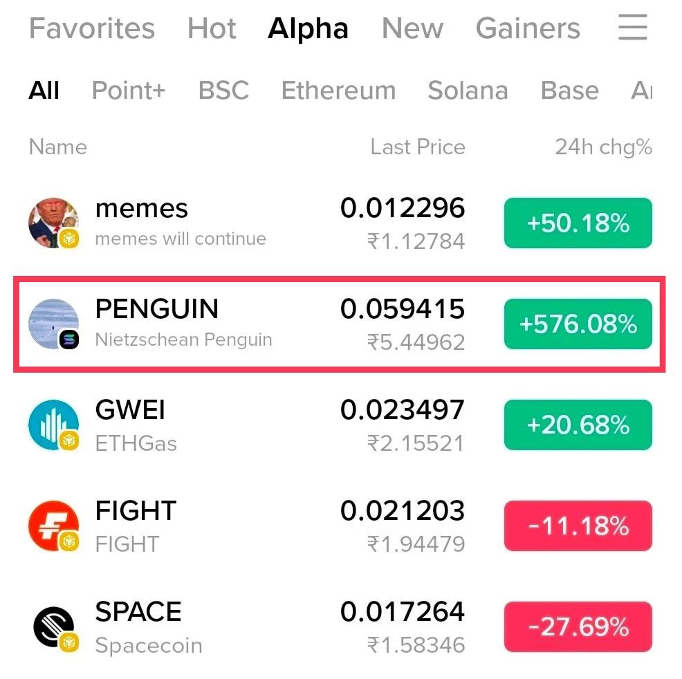 🚨 THE TRENDING NIETZSCHEAN PENGUIN (PENGUIN) TOKEN IS NOW LISTED ON  BINANCE ALPHA! #PENGUIN #BinanceAlpha #Crypto #Trending #CryptoNews  #CryptoMarket