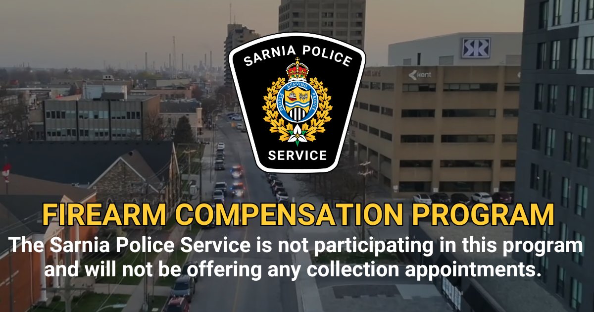 Sarnia Police tweet media