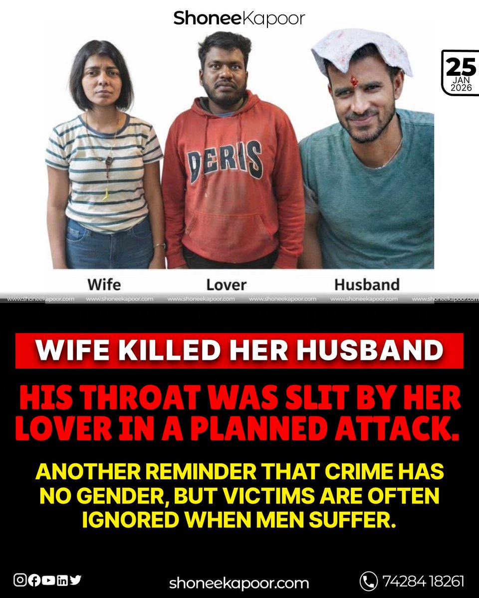 WIFE &amp; LOVER PLANNED HUSBAND’S MURDER

Auto driver Pradeep Singh Parihar discovered that his wife Pooja was having an affair with Ramteerth Maurya. Instead of ending the relationship or separating legally, the two allegedly planned his murder in cold blood.

According to police,
