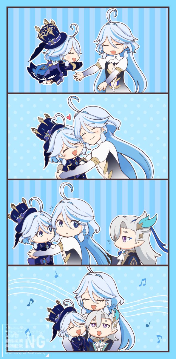 gumimaruru's tweet image. ほのぼのヌヴィフリフォカ