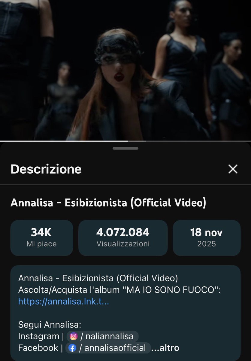 Dominationemo's tweet image. il video ufficiale di Esibizionista supera le 4 mln di views 🔥❤️‍🔥