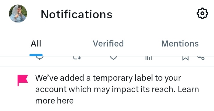 Temporary label aa gaya hai 😭 
Batao ab kya karoon 🤔