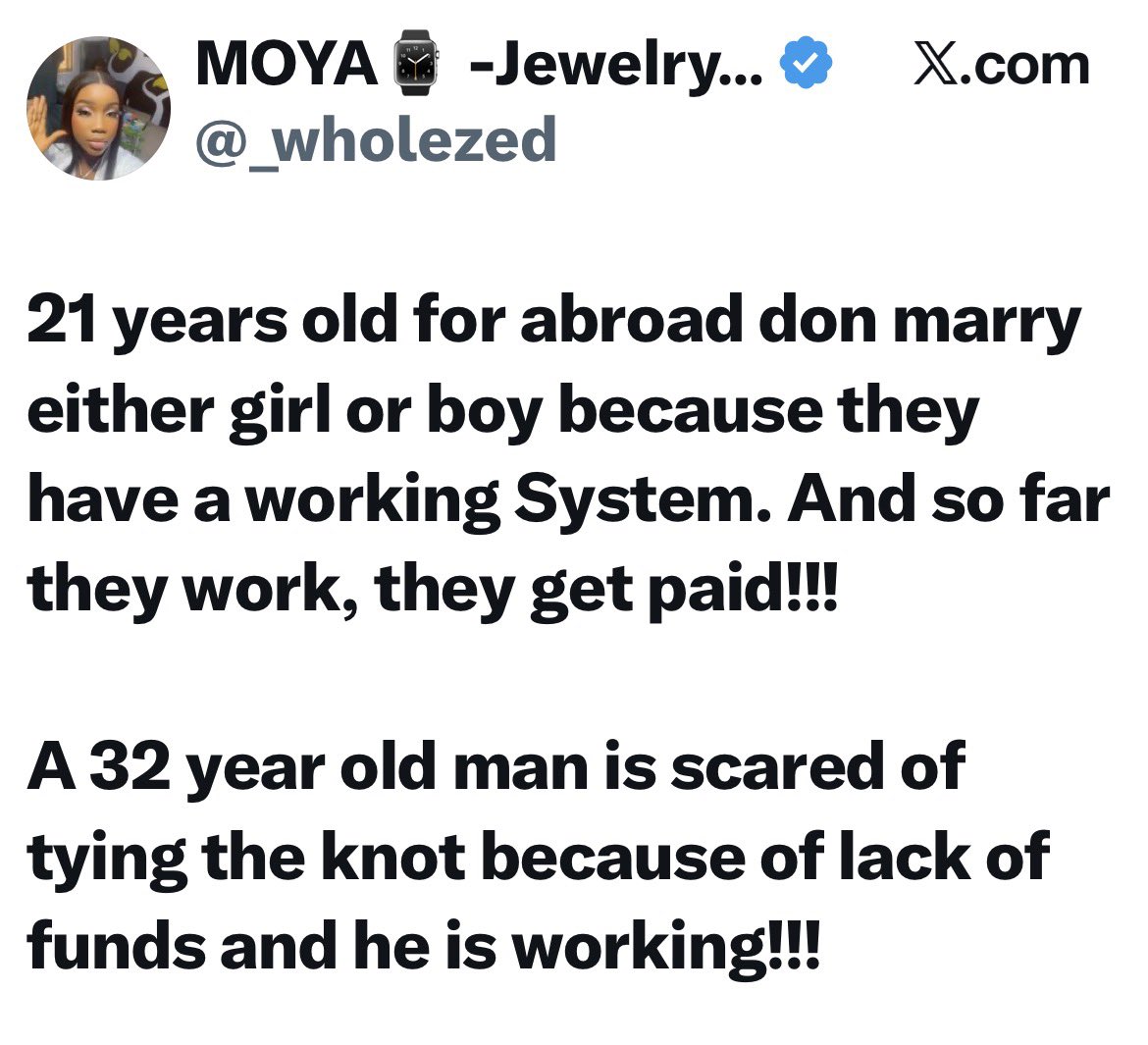 instablog9ja's tweet photo. Lady ignites reactions, after comparing the Nigerian lifestyle to the working system abroad. https://t.co/tTlY5QdQGi