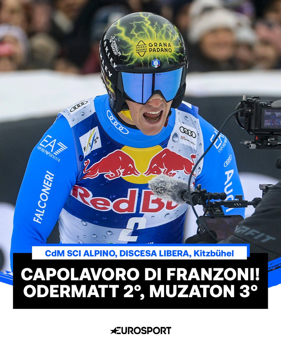Eurosport_IT's tweet photo. SIIIIIIIIIIIIIIIIIIIIIIIIIIIIIIIIIIIIIIIII 💙💙💙

Che giornata per l'Italia a Kitzbühel: Giovanni Franzoni è imprendibile anche per Marco Odermatt e vince la storica discesa libera austriaca ⛷️🏆🇮🇹

#EurosportSCI https://t.co/Y7uL07lan3