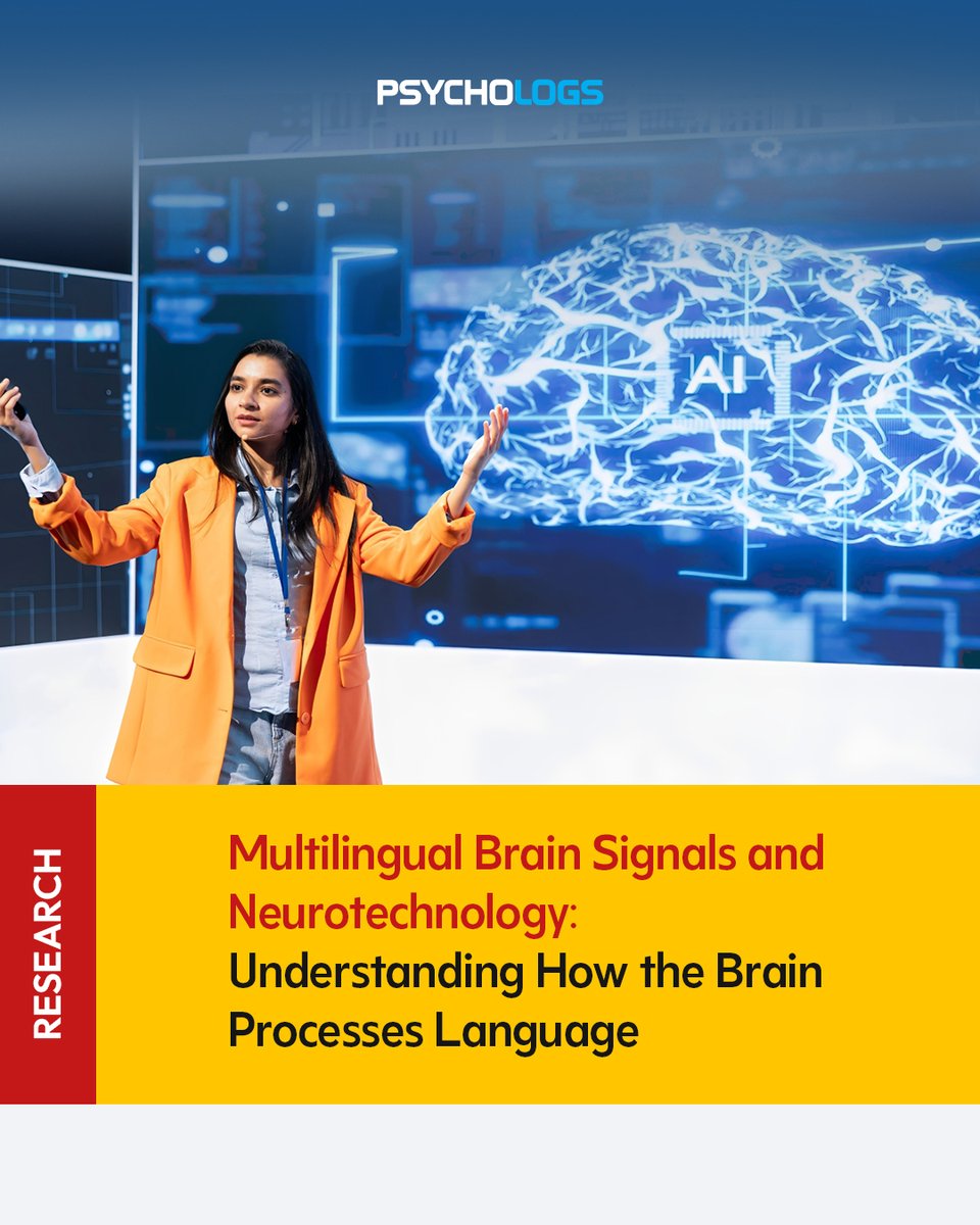 PsychologsIndia's tweet photo. Research shows that multilingual brains use flexible, overlapping neural circuits to process different languages, boosting adaptability and cognitive control.
https://t.co/AKMMYZJzvU
#MultilingualBrain #Neuroscience #BrainScience #LanguageProcessing #Neurotechnology https://t.co/thXGhTgqNc