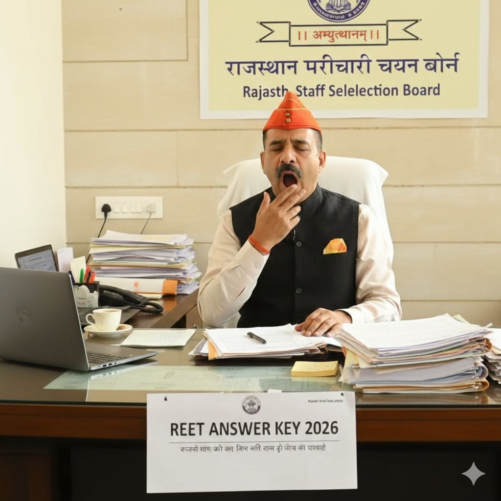 सर रीट की आंसर की को ठंडा बस्ते में डालने का विचार है क्या कुछ ट्वीट हीनहीं कर रहे हो😴😴😴