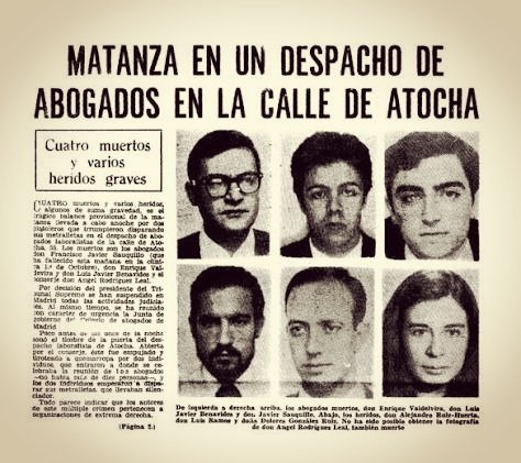Hoy se cumplen 49 años de la matanza de Atocha, un brutal atentado perpetrado por pistoleros ultraderechistas. Fueron asesinados por su compromiso con la democracia, la libertad y los derechos de la clase trabajadora. Su legado pervive en nuestra memoria.