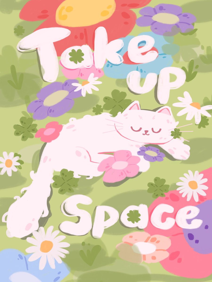 you deserve to take up space 🌷