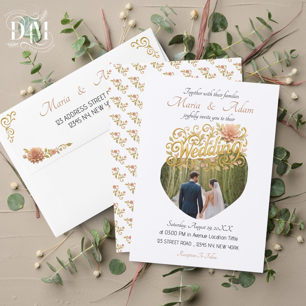 Design_for_more's tweet photo. Elegant Modern Blush soft peach dahlias wedding photo invitations and stationery
#zazzlemade 
👉 Explore the Collection for more ideas ⤵️
https://t.co/pC13bUhw9x
#Wedding #invitations https://t.co/75SO5ygurJ