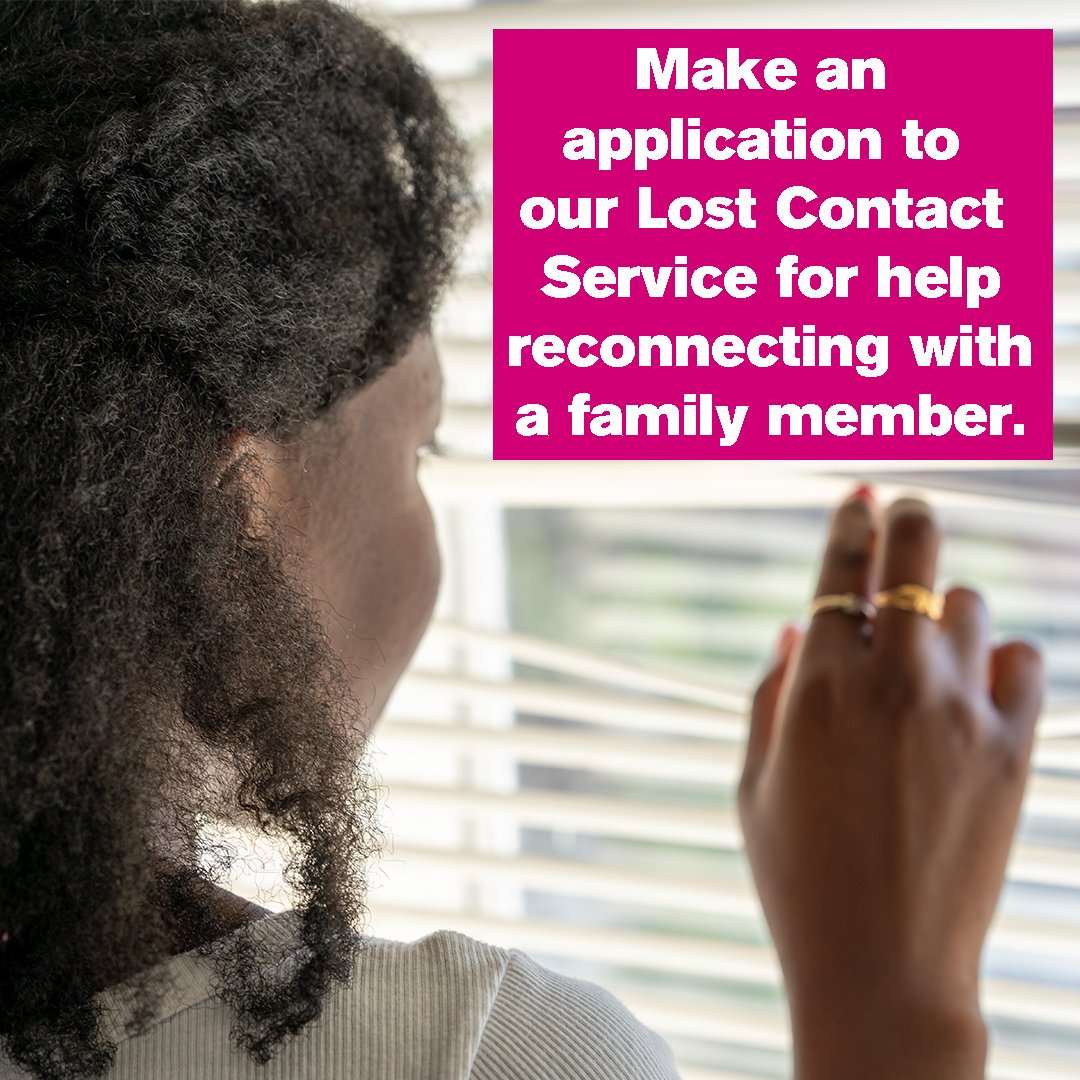 missingpeople's tweet image. If you've lost contact with a family member and are looking to reconnect with them, we might be able to help via our Lost Contact Tracing Service.

Thanks to @LexisNexisRisk for their support with this service.

Learn more about the service: misspl.co/Mmrz50NFIbu