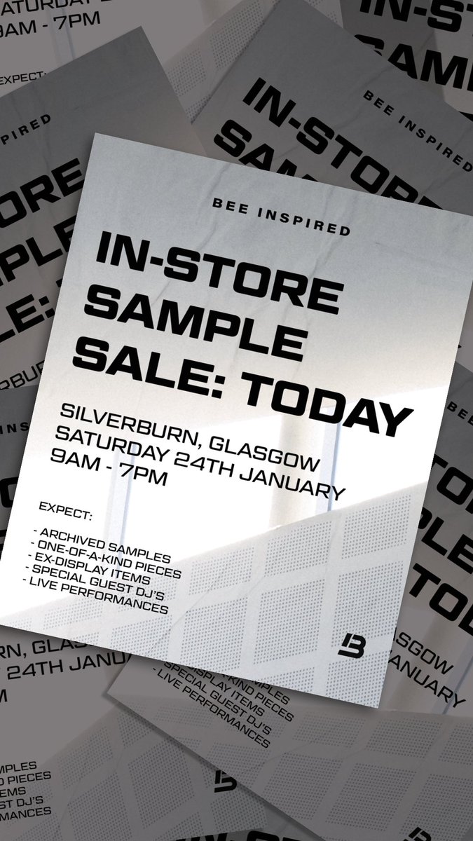 beeinspired's tweet image. Sample Sale at Silverburn 
1st come 1st served 🔥👌🏻
Thanks to everyone who been in so far! 🙌🏻