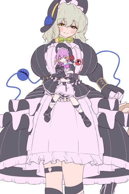 体格差古明地姉妹WIP!体格差×ロリータなんて全人類見たいよね。。。?