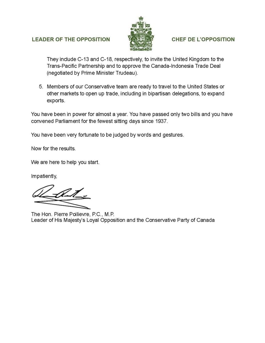 PierrePoilievre's tweet image. Prime Minister,

After nearly a year in office, it's time to move from rhetoric to results. 

To make Canada affordable &amp;amp; autonomous, safe &amp;amp; self-reliant.