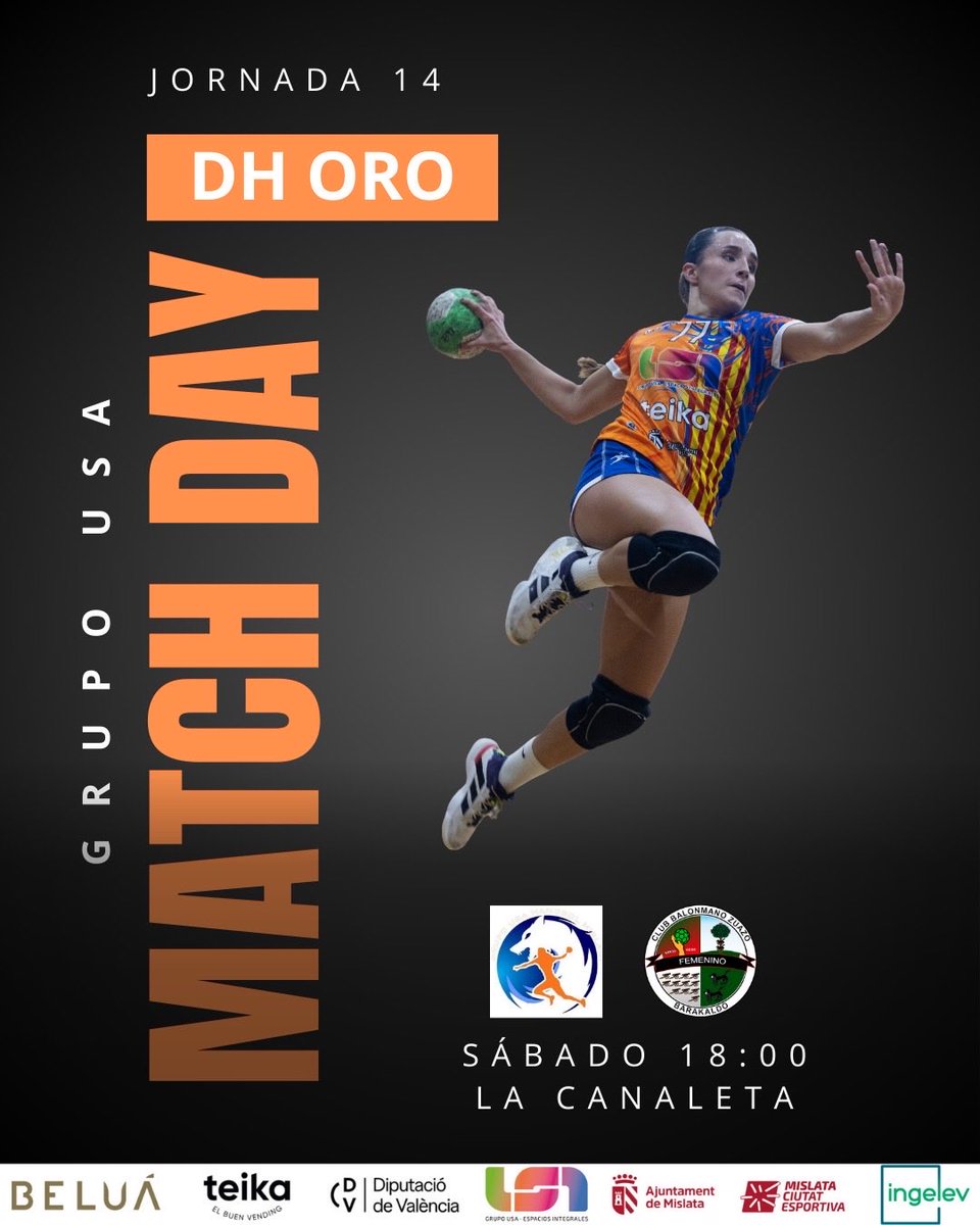HandbolMislata's tweet photo. Día de partido.
🆚 @CbmZuazo 
⏰18:00
📍La Canaleta 
@EsportsMislata @dipvalencia @Teika_es https://t.co/BOTmJ4vE7R