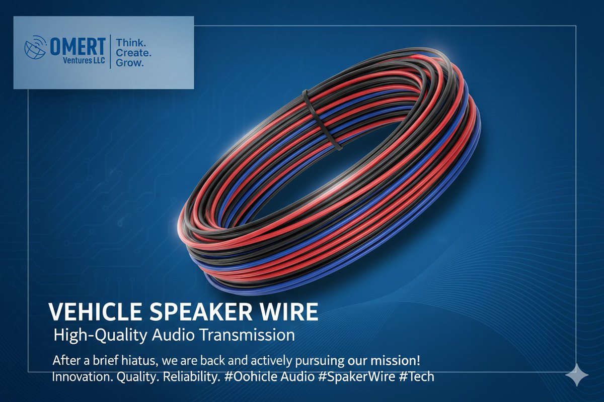 We've been quiet for a while because we've been cooking up something big in the kitchen. 🛠️ We're making our comeback with Vehicle Speaker Wire, the choice of professionals. 🔊
Quality is no accident—we tested it ourselves! 🚗💨
For details and orders: [omertelectronics.com]