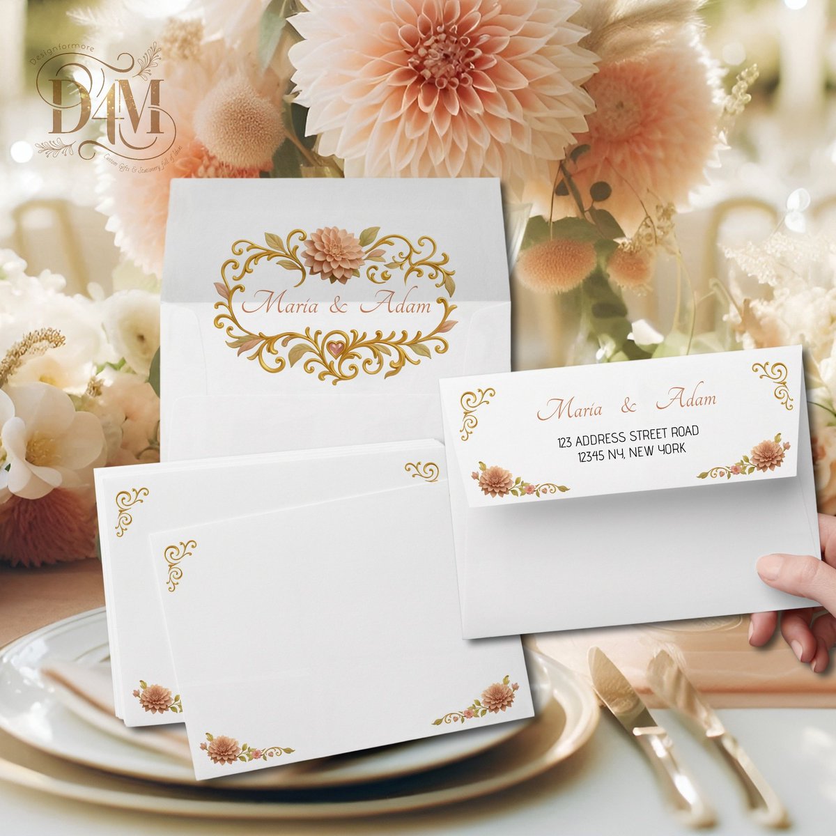 Design_for_more's tweet photo. Elegant Blush Dahlias Golden Script Wedding envelope https://t.co/4dTi3VOipL 
via @zazzle #zazzlemade 
Designed by @Design_for_more
#Wedding #invitation https://t.co/UPtMoJOyNO