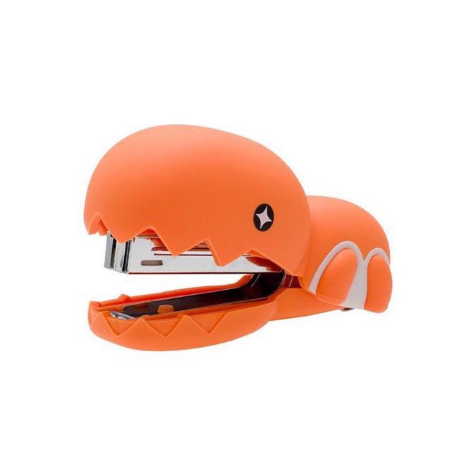 pokemon_twts's tweet image. a trapinch stapler