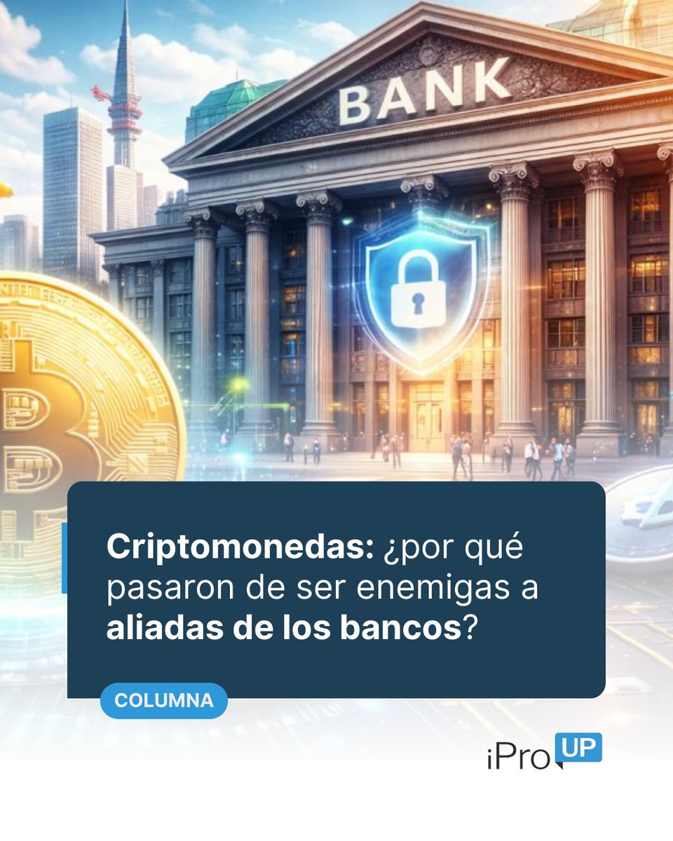 📌 Los activos virtuales fueron criticados desde sus comienzos por la  banca, pero ahora se abre una nueva fase en las finanzas digitales. 📲 Lee  la nota completa en el primer comentario