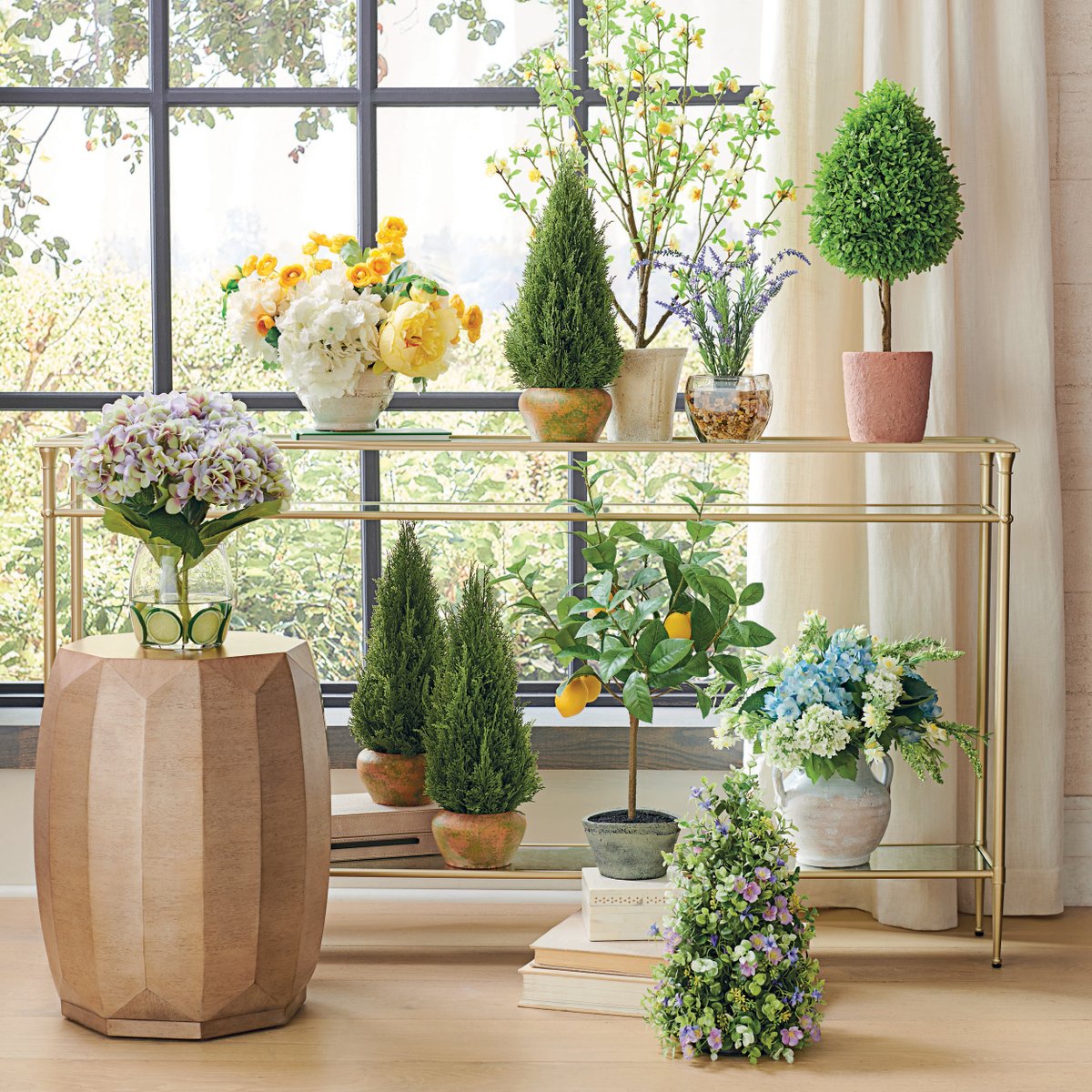 All the color: Our faux florals and plants are impossibly lifelike, letting you channel spring as early as you wish. 🌳bit.ly/4p3yxfg
