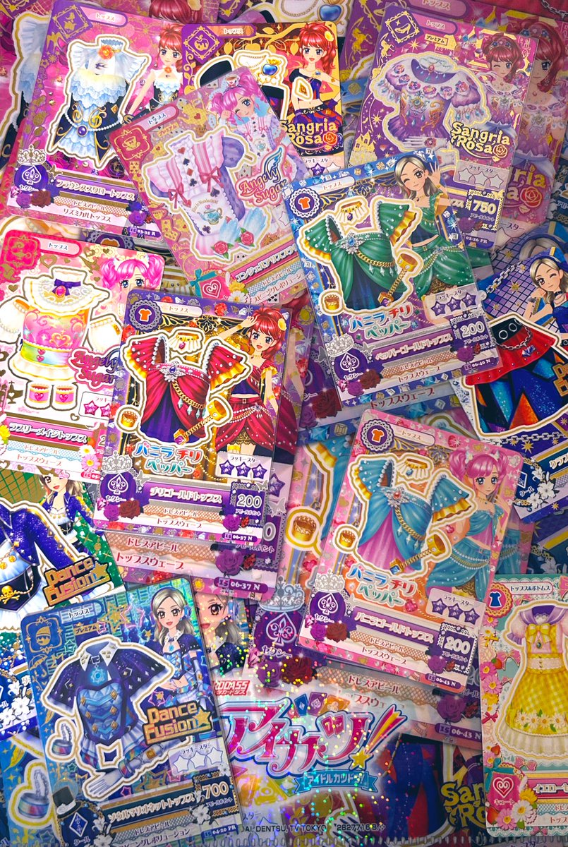 今回はアイカツカードサイズより大きかったから上手く再現できなかっ