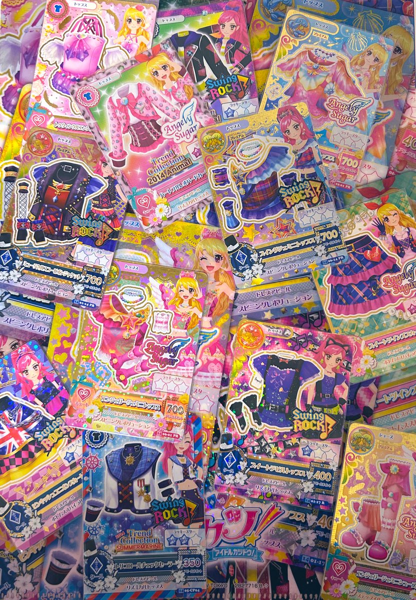 今回はアイカツカードサイズより大きかったから上手く再現できなかっ