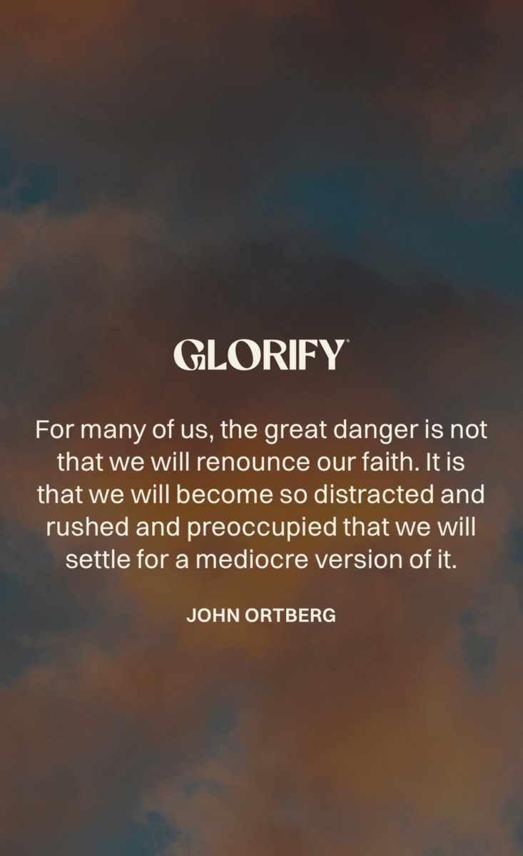 I love this quote I found on Glorify: share.glorify-app.com/1kC4jHfMb0b
Your Daily Worship &amp; Meditation App
