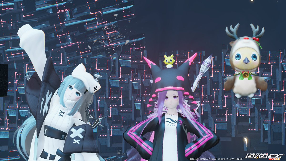 nkoyomina's tweet photo. #放課後の集会所 #PSO2NGS_SS のんびりとやっておりました。ご参加ありがとうございます。白白白黒！ https://t.co/ghPePLYWPq