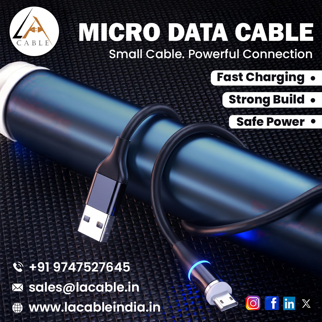 CableLa13357's tweet image. 🔋 MICRO DATA CABLE
Small cable. Powerful connection.

📞 +91 97475 27645
🌐 lacableindia.in
✉️ sales@lacable.in

#MicroDataCable #FastCharging #StrongBuild #SafePower #ChargingCable #TechEssentials #ReliableConnection #EverydayTech #SmartDevices #MadeInIndia #LACable