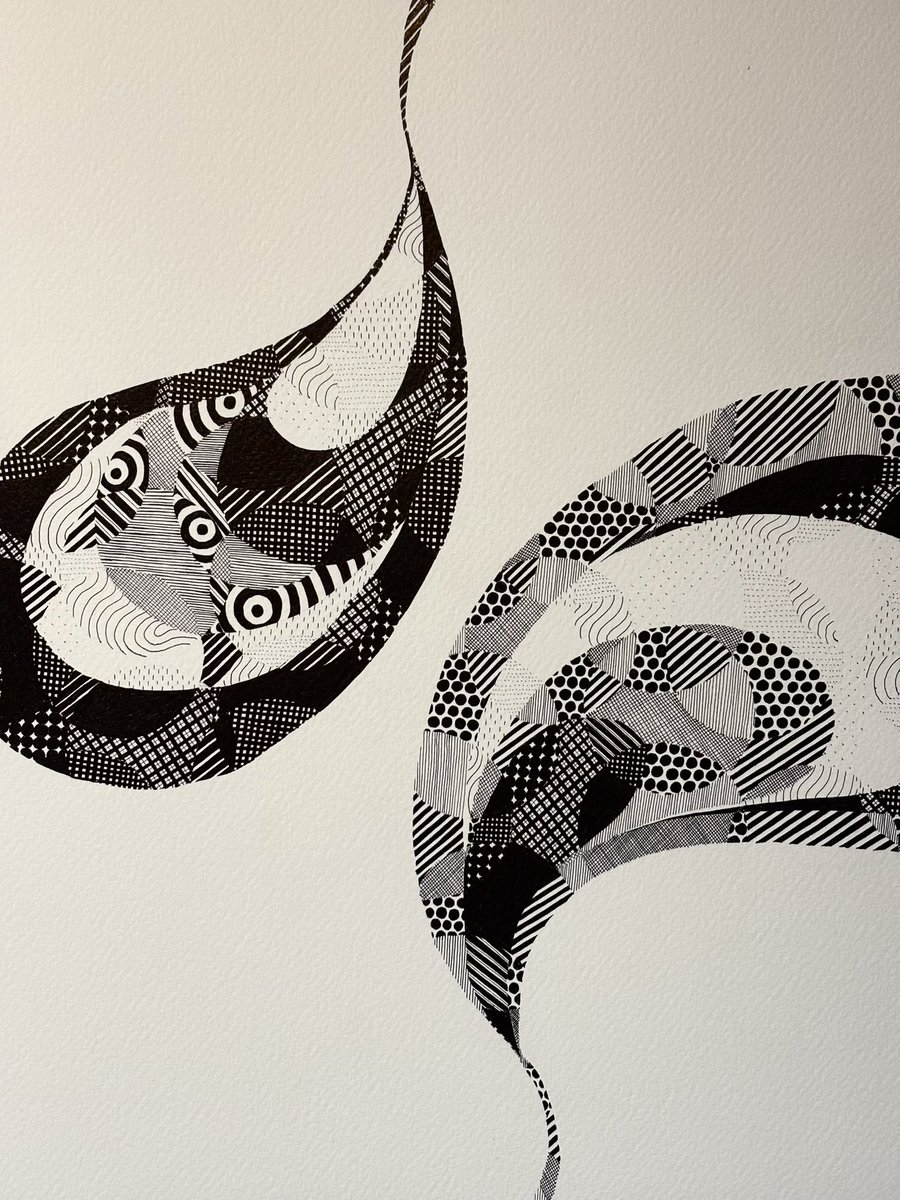 nanri_omoime's tweet image. norenof

『Lobe』

Ink drawing
Acryldeneb
364 × 257 mm

#norenof
#pendrawing #patterndesign #lineart #linedrawing #art #graphicdesign