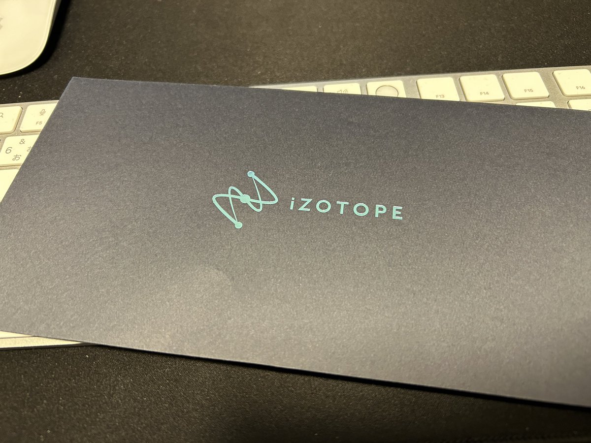 久しぶりにシリアルが紙で届くパターンだった。ナンバー手打ちドキドキ感の尊さを思い出しました。