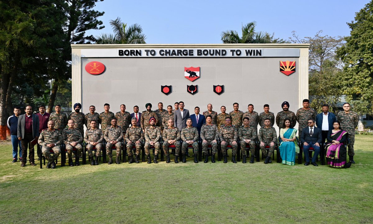 GajrajCorps_IA's tweet image. Strengthening Borders with Smart, Sustainable Infrastructure 🇮🇳

The #GajrajCorps Works &amp;amp; Land Conclave 4.0 was held  at Tezpur, it brought together #Users #MES &amp;amp; #DEO reps in a shared mission to accelerate clean, green &amp;amp; future-ready defence infrastructure.

Issues discussed