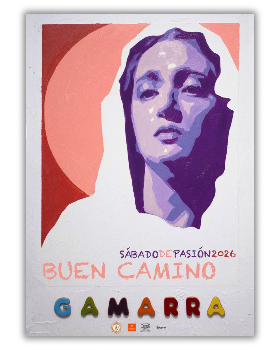 CARTEL ANUNCIADOR SÁBADO DE PASIÓN 2026 

Se trata de una obra del joven artista malagueño José Antonio Rengel Moreno (<a href="/Soyelrengel/">J. A. Rengel Moreno</a>) que apuesta por la emoción y la contemplación desde un lenguaje plástico actual.

#HaciendoCamino 
#CofradiasMLG 

⬇️(Hilo explicativo)