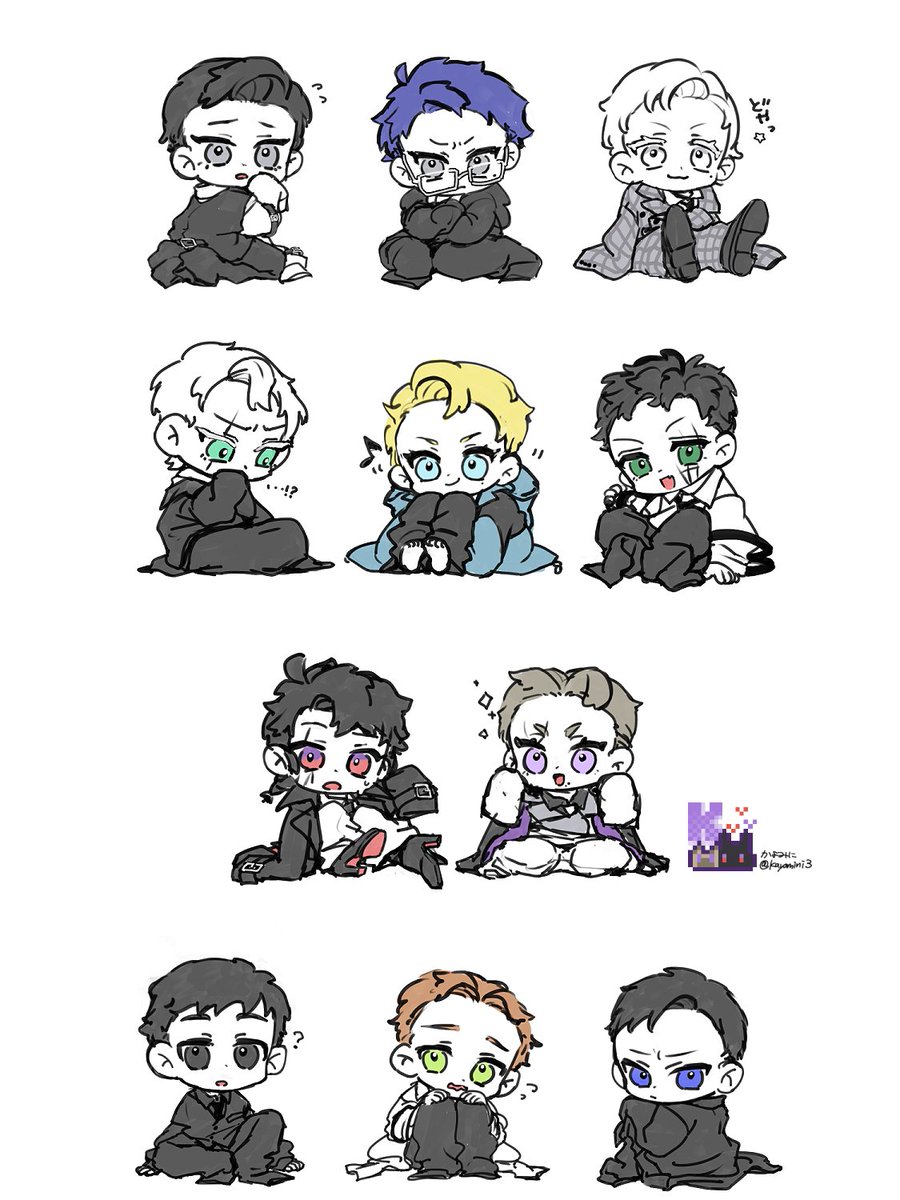 身体が突然縮んじゃった！？回の絵
みんなかわいいねえ