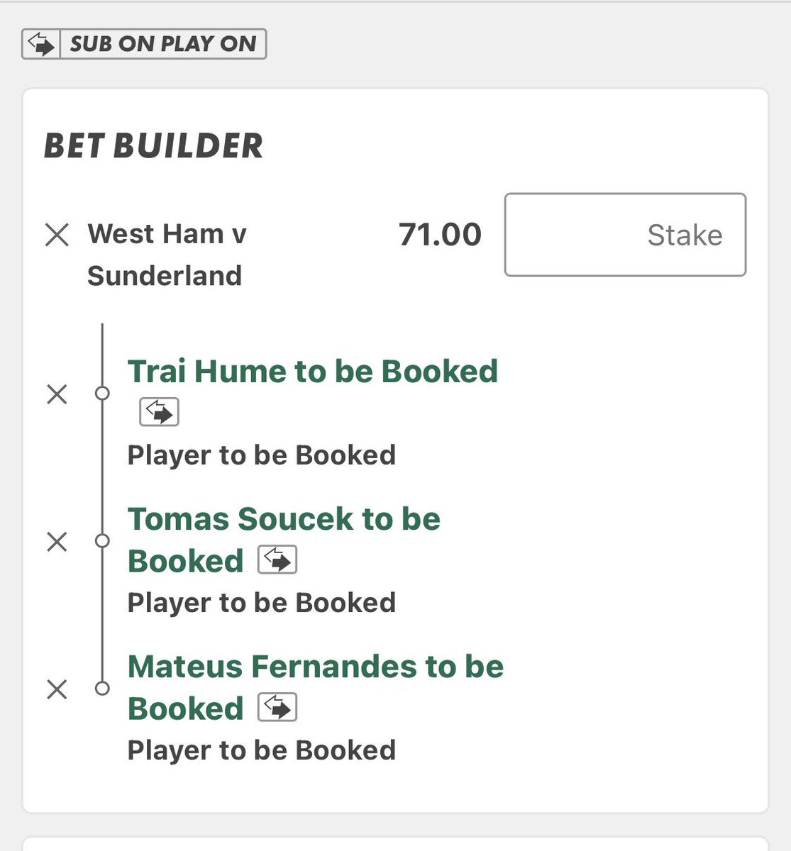 bet_with_benny's tweet image. West Ham cards 🟨🟨🟨