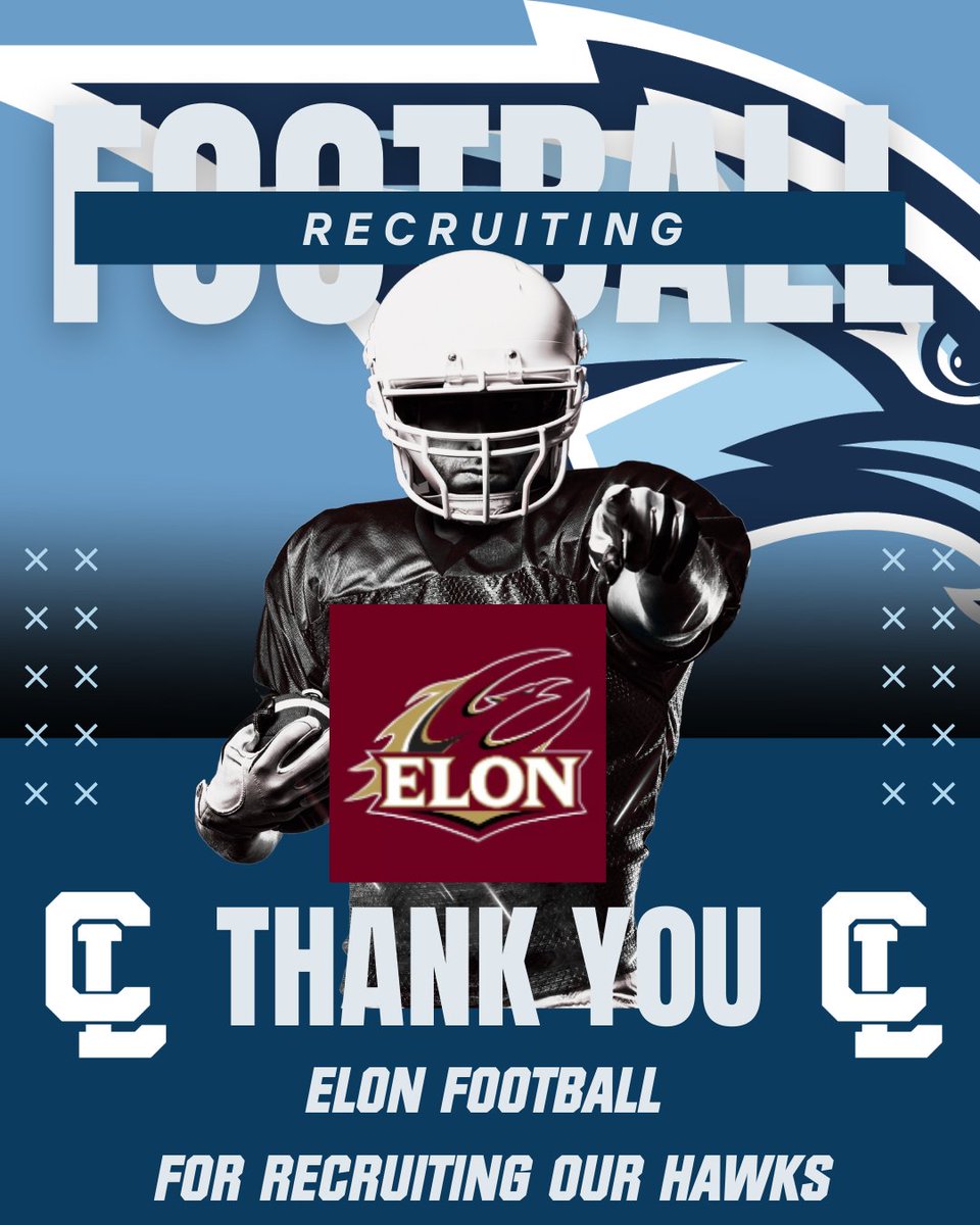 FootballLatin's tweet image. Thank you to @ElonFootball for recruiting our Hawks!