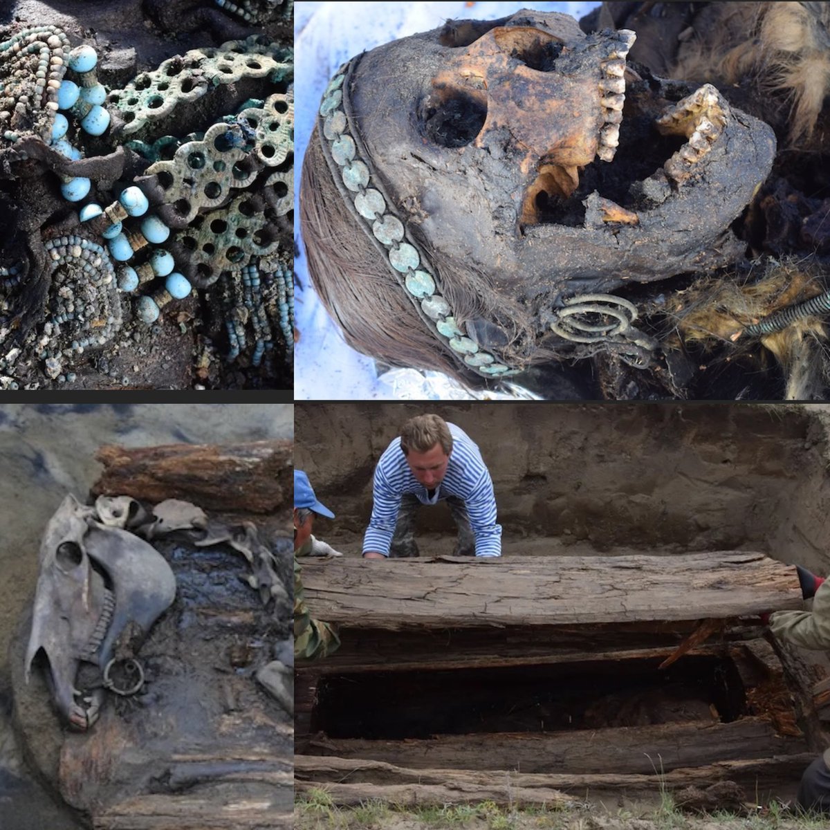 Modern kazılarda keşfedilmiş bir Yakut Şaman mumyası. 250 Yıllık bir kadına ait olan tabii mumya ağaç bir tabut içinde ve yanında atları ile defnedilmiş. Bu mumya, yün elbiseleri ve kadın şamanlara has takıları ile Sibirya arkeolojisinin binlerce yıllık devamlılığını gösteriyor.