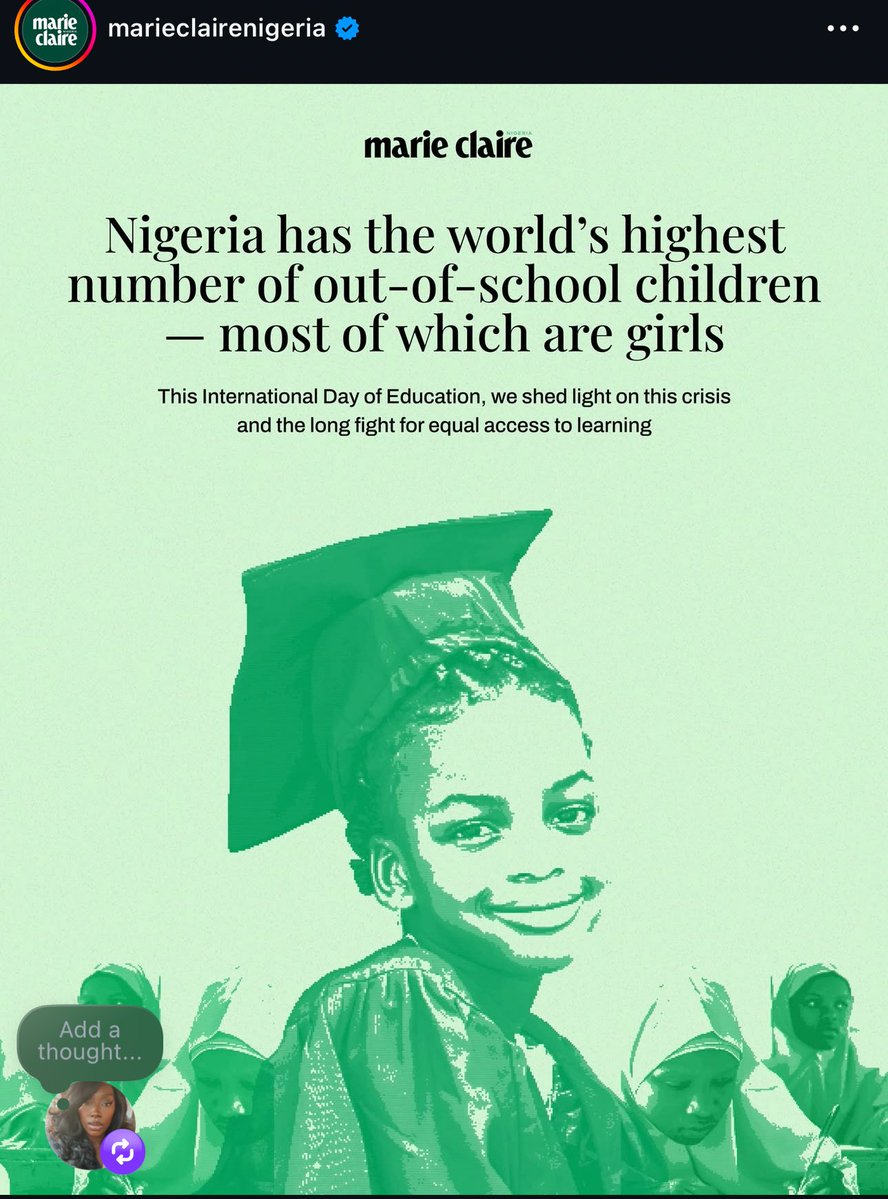 xm_muva's tweet image. Understand that Nigeria's ruling class manufactures poverty by design. If children aren't educated, who has the language and tools to hold leaders stealing accountable? As you defend their children's rights to riches, understand it's on the back of the girls not learning, off the…